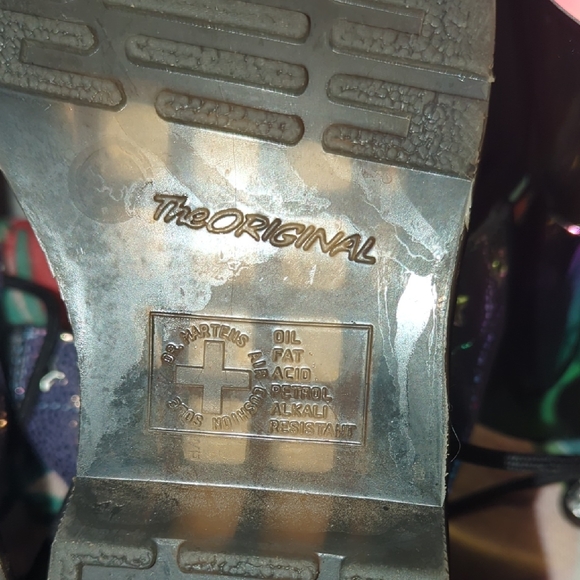 Iridescent Lace-Up Boots - Picture 9 of 11